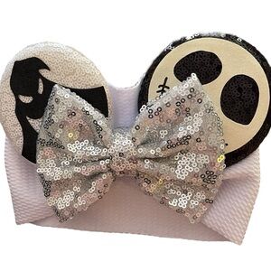 Handmade Sequin Nightmare Before Christmas Baby Headband